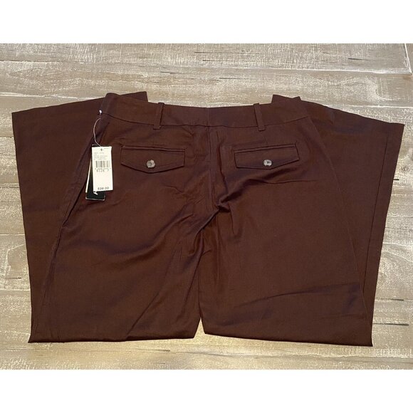A. Byer Pants‎ Cropped Women’s Size 7 Junior’s Mid Rise Brown Ladies New - Picture 4 of 7